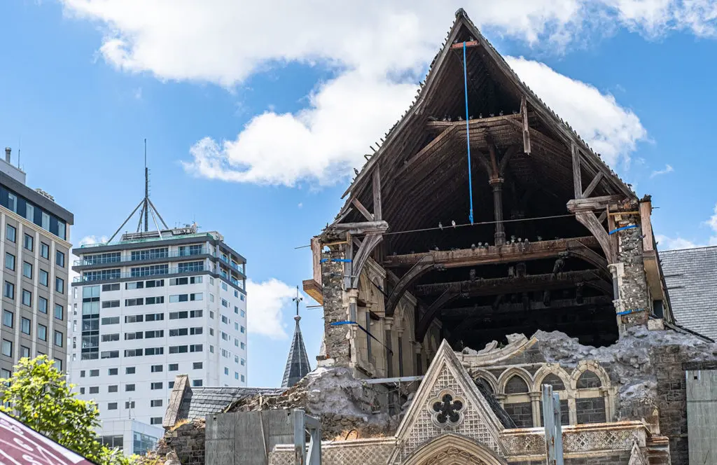 Que faire à Christchurch ? La cathédrale détruite par le seisme