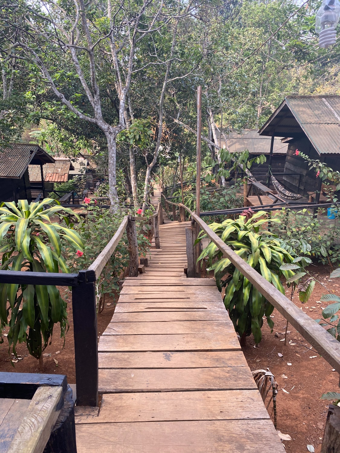 Banlung bungalow en bambou. Voyager au cambodge hors des sentiers battus