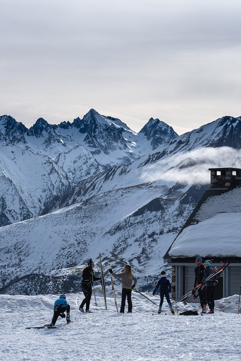 Station de ski nordique du val d'azun au col de couraduque