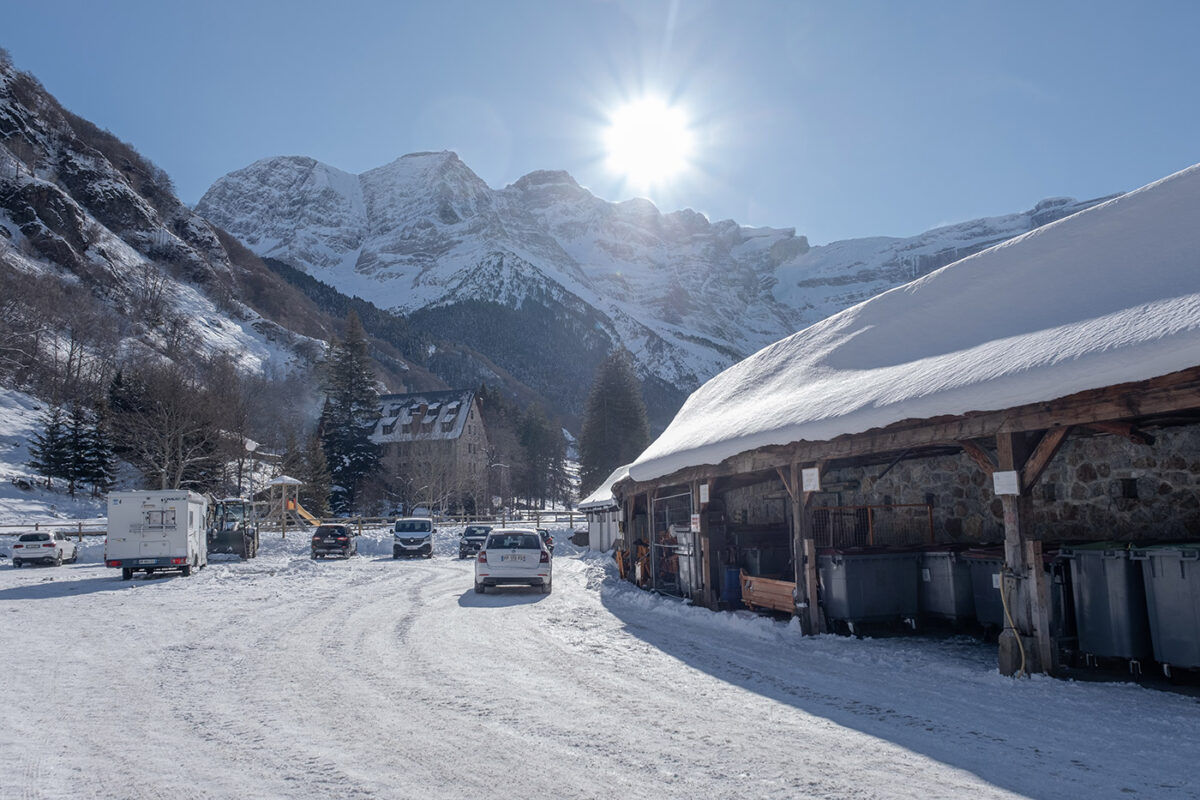 Village de Gavarnie en hiver