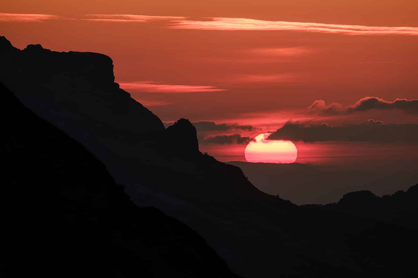 coucher de soleil au lac du Mont Charvin