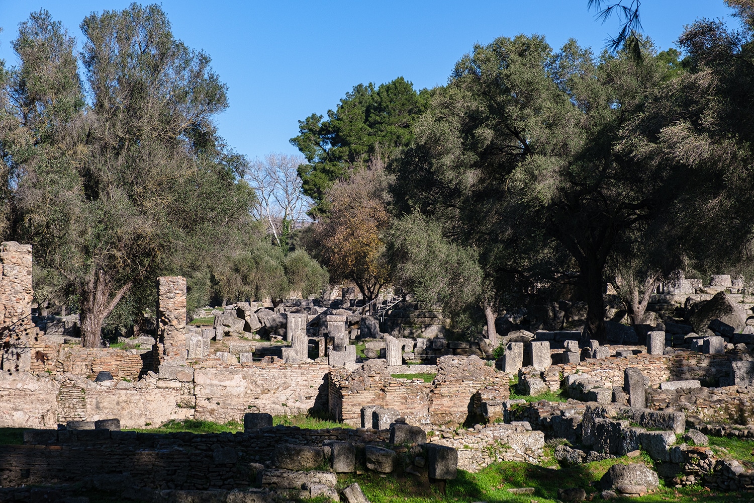 Site antique d'Olympie road trip dans le Péloponnèse