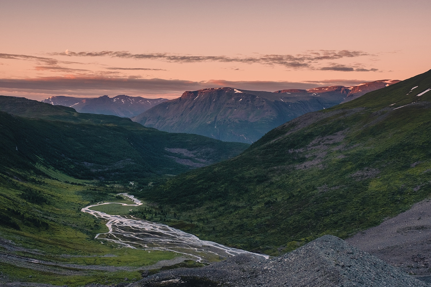 Alpes de Lyngen paysage Norvège du Nord