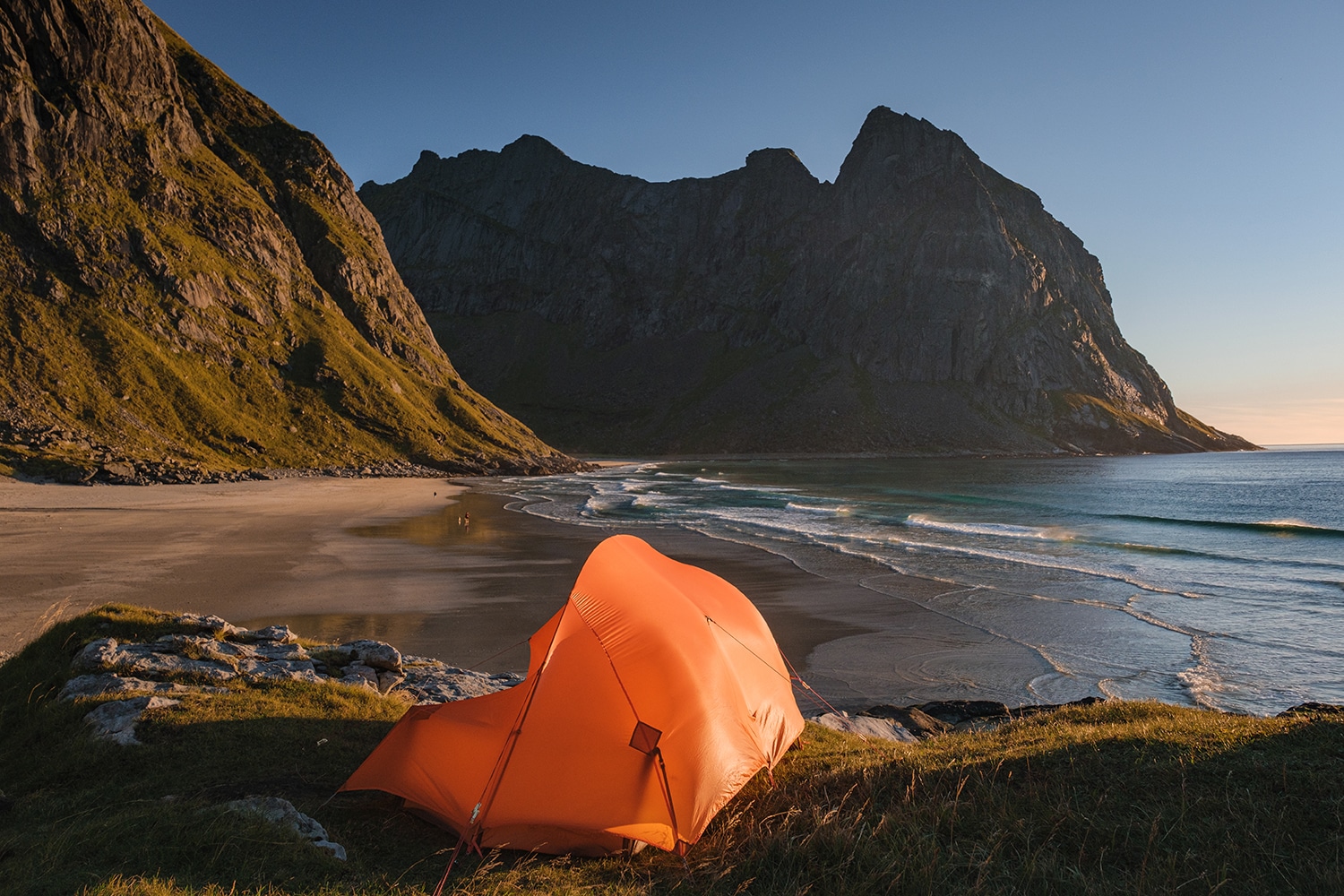 Trek dans les îles Lofoten en tente