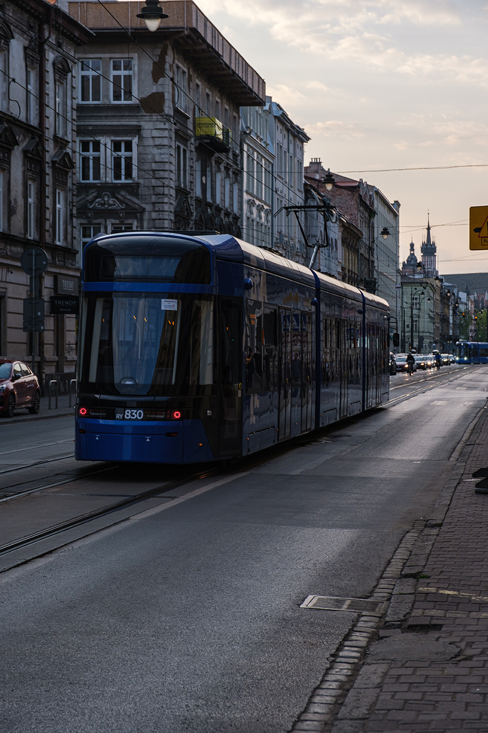 Tramway à Cracovie