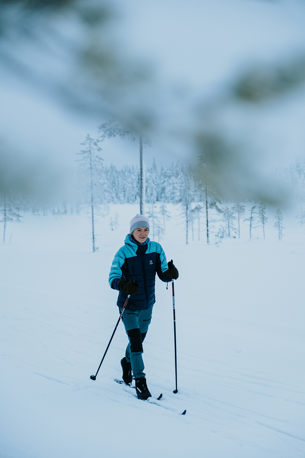 Vêtements pour ski nordique en Laponie