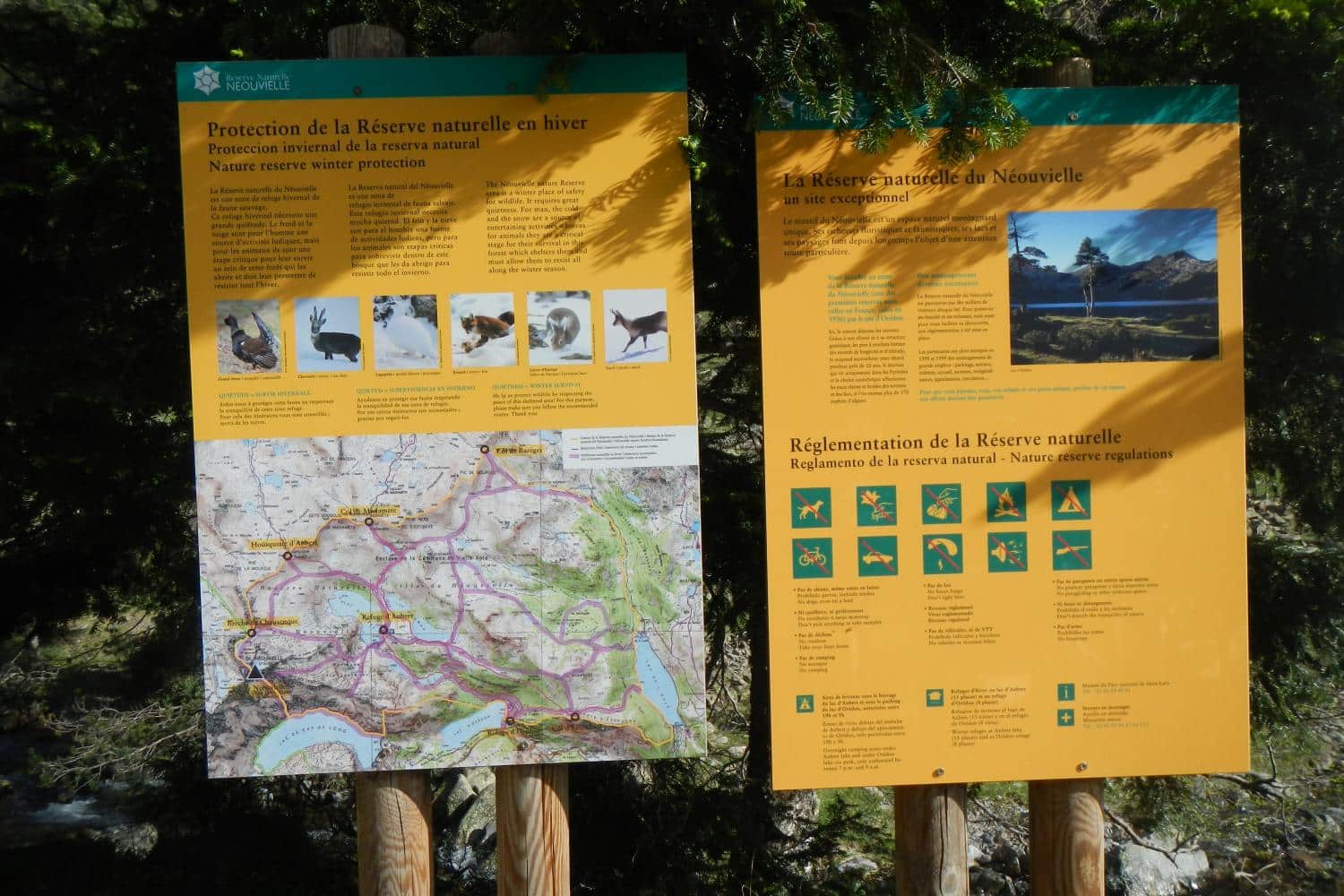 Règlementation réserve naturelle de Néouvielle Parc national pyrénées
