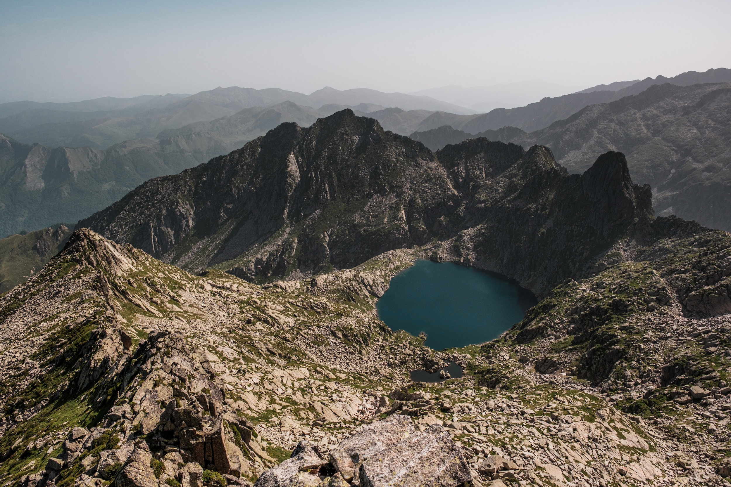 Rando pic de Séron et étang d'Aubé depuis Guzet Ariège