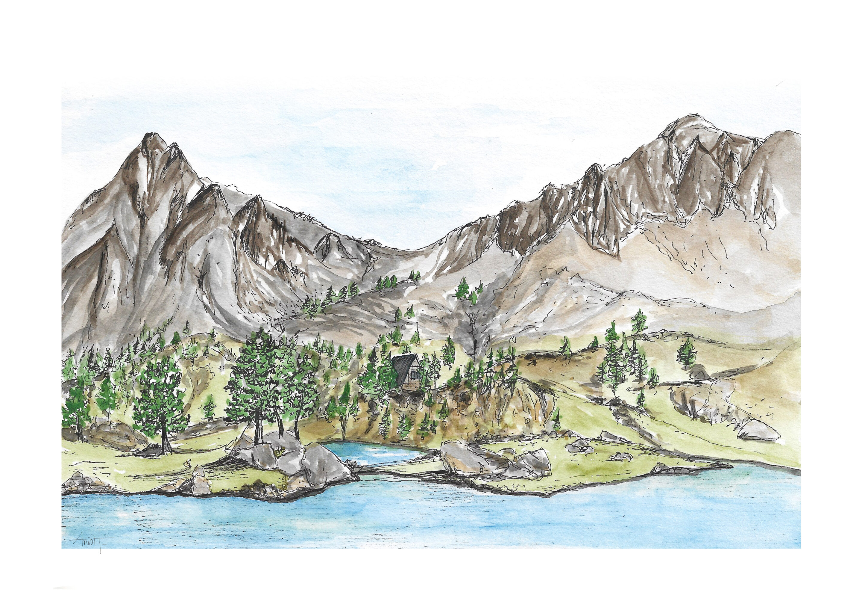 Illustratrice montagne